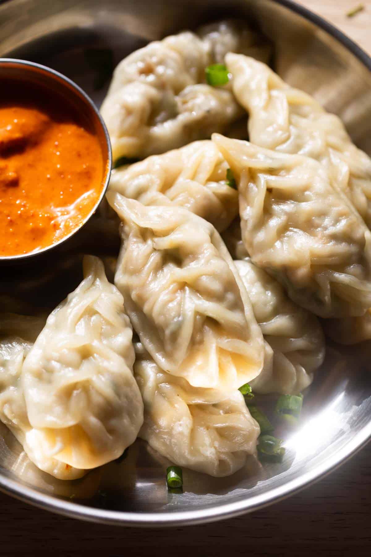 Mutton Momo.            ( 10 pcs)